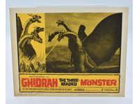 Ghidorah the 3 Headed Monster 1965 Sci-fi/Horror Movie Lobby Card Poster 11x14