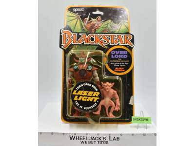 Overlord Laser Light Blackstar 1983 Galoob Vintage Action Figure NEW MOSC SEALED