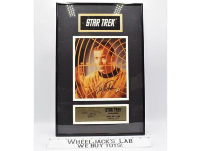 Captain Kirk Star Trek Original Series William Shatner AUTOGRAPHED Plaque #8/250