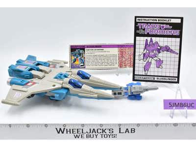 Slugslinger 100% Complete 1987 Vintage G1 Transformers Hasbro Action Figure