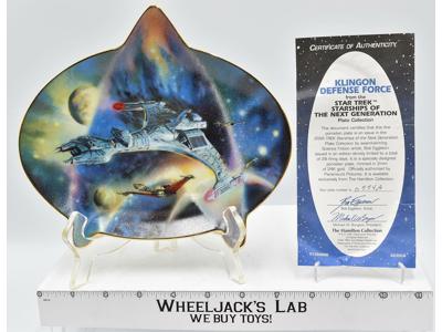 Klingon Defense Force The Next Gen. Plate Star Trek 1997 Hamilton Collection