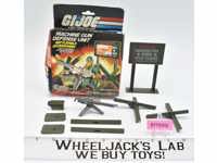 Machine Gun Defense Unit 100% Complete W/Box GI Joe 1984 Hasbro Vintage