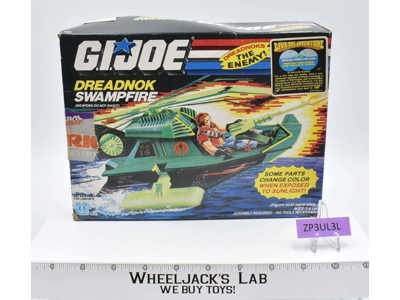 Dreadnok Swampfire Vehicle 100% Complete W/Box GI Joe 1986 Action Figure