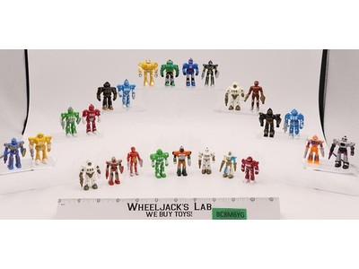 Lot of 24 Soma Sonic Ranger Space Warriors 2" Rubber Plastic Mini Robot Figures