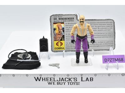 Dr. Mindbender V1 100% Complete G.I. Joe 1986 Hasbro Vintage Action Figure