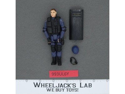 SWAT Law Enforcement Officer NYPD Elite Force BBI 3.75" 2002 Vintage Action