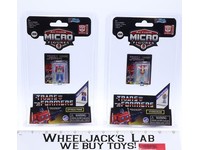 Lot of 2 Starscream and Optimus Prime Transformers Micro Figures NEW SEALED