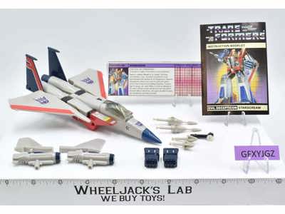 Starscream 100% Complete Vintage 1984 G1 Transformers Hasbro Action Figure