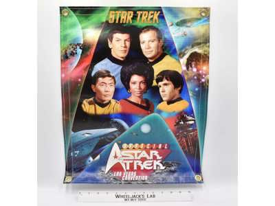 Star Trek Official Las Vegas 2007 Vinyl Canvas Convention Banner Poster