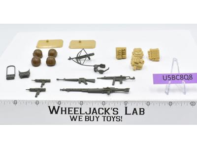 Lot Battle Gear Accessory 1 Pack 8 Set Complete 1984 Weapons G.I. Joe Vintage