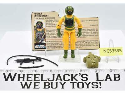 Airtight V1 100% Complete 1985 GI Joe Hasbro Vintage Action Figure