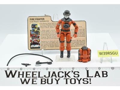 Barbecue V1 100% Complete 1985 GI Joe Hasbro Vintage Action Figure