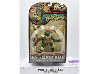 Mike Teenage Mutant Ninja Turtles Paleo Patrol TMNT 2006 Playmates MOSC NEW