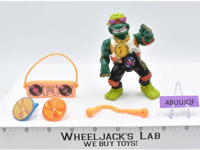 Rappin' Mike 100% Complete 1991 TMNT Teenage Mutant Ninja Turtle Playmates
