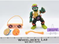 Rappin' Mike 100% Complete 1991 TMNT Teenage Mutant Ninja Turtle Playmates