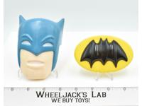 Batman Hard Plastic Cake Topper Vintage 1977 DC Comics Two Piece Set