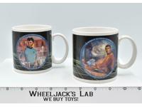 Dr. McCoy Scotty Star Trek Coffee Mugs Set of 2 1983 Hamilton Collection