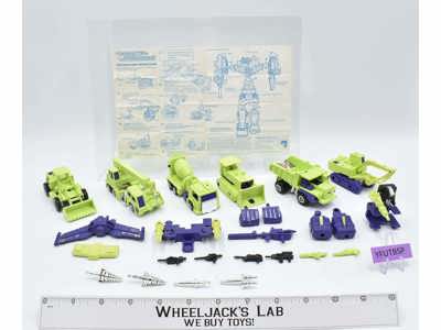 Devastator 100% Complete Vintage 1985 G1 Transformers Hasbro Action Figure