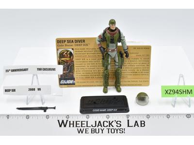 Deep Six v6 100% Complete GI Joe 25th Anniversary 2008 Hasbro Figure