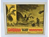 Ghidorah the 3 Headed Monster 1965 Sci-fi/Horror Movie Lobby Card Poster 11x14
