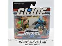 Roadblock & Cobra Commander G.I. Joe Combat Heroes 2008 Hasbro NEW MOSC SEALED