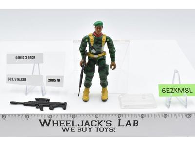 SGT. Stalker v7 100% Complete G.I. Joe Comic Pack 2005 Hasbro Action Figure