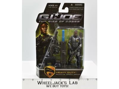 Heavy Duty Reactive Impact Armor G.I.Joe Rise of Cobra 2009 Hasbro SEALED MOSC