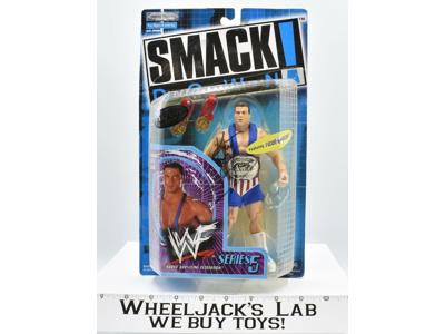 Kurt Angle 7" Series 5 Smack Down MOSC WWF 2000 JAAKS WWF Action Figure
