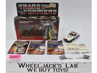 Prowl NEAR MINT FIG w Tray Complete 1984 Vintage Hasbro G1 Transformers