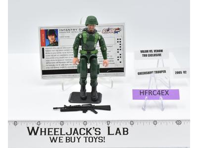 Green Shirt Trooper 100% Complete GI Joe Infantry Division 2005 Hasbro Figure