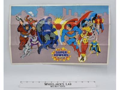 Super Powers Poster DC Comics 1984 Kenner 18"x11"
