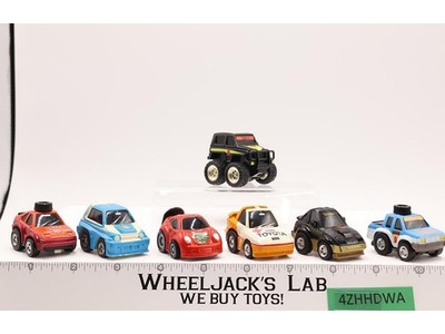 LOT of 7 Empire Triple Trixster And Tonka Turbo Tricksters Pull Back Cars