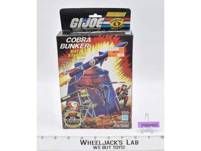 Cobra Bunker W/Box 100% Complete GI Joe 1986 Hasbro Vintage