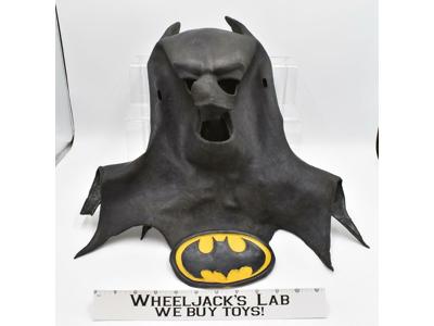 Batman Overhead Adult Rubber Black Mask Vintage DC Comics