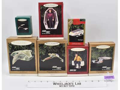 Lot of 7 Star Trek Hallmark Magic Keepsake Ornaments