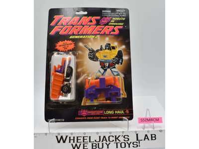 Long Haul Orange Decepticon G2 Transformers 1992 Hasbro Figure NEW MOSC SEALED