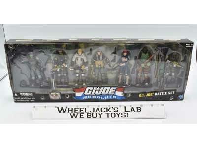 G.I. Joe Battle Set Figure Pack G.I Joe Resolute 2010 Hasbro NEW SEALED MOSC