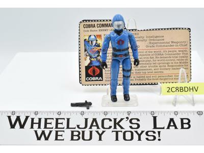 Cobra Commander V1.5 100% Complete 1983 G.I. Joe Vintage Hasbro Action Figure