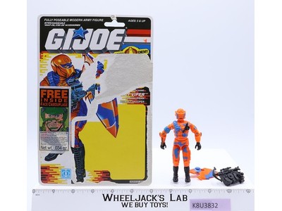 Alley Viper V1 Complete W/34 Cardback 1989 G.I. Joe Hasbro Vintage Action Figure