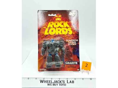 Granite #2 MOSC SEALED Rock Lords 1986 Tonka Vintage Action Figure
