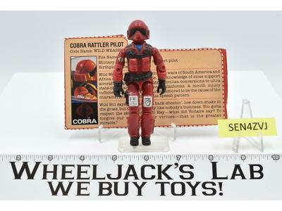 Wild Weasel V1 100% Complete 1984 GI Joe Hasbro Vintage Action Figure