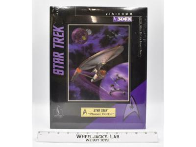 Phaser Battle Star Trek 1996 Visicomm 3DFX LE Gold Edition Galaxy Print #8984