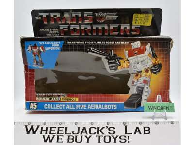 Silverbolt BOX ONLY 1986 Vintage G1 Transformers Action Figure
