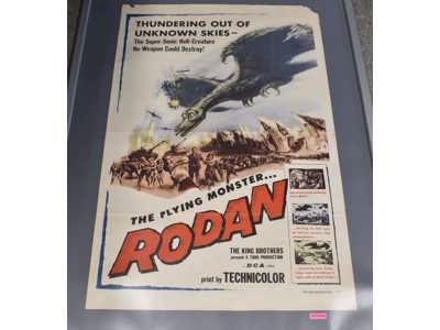Rodan the Flying Monster 1956 Sci-fi/Horror Movie Poster 27x41
