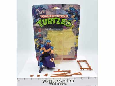 Shredder HARD HEAD W/ Card Complete Teenage Mutant Ninja Turtle 1988 Playmates
