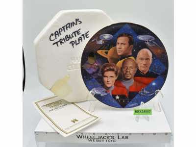 Captain's Tribute 30 Years Plate Star Trek 1997 The Hamilton Collection