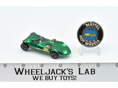 Twinmill Green With Button Hot Wheels 1968 Redline Mattel Vintage RL