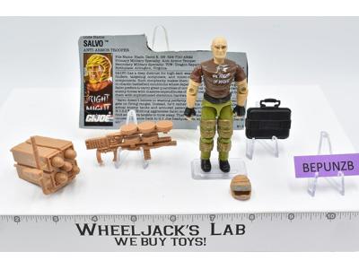 Salvo V1 100% Complete G.I. Joe 1990 Hasbro Vintage Action Figure