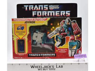 Joyride 100% Complete MISB 1987 Vintage G1 Transformers Hasbro Action Figure