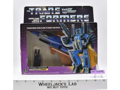 Dirge MISB 1985 Vintage Hasbro G1 Transformers Action Figure